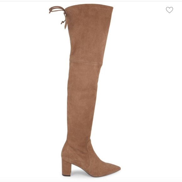 Stuart Weitzman suede over the knee boots - Picture 4 of 4
